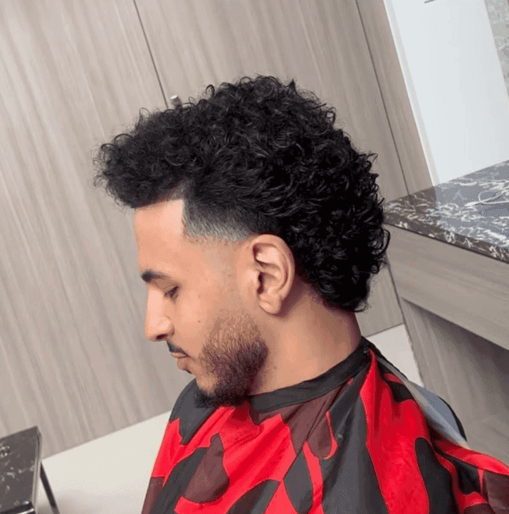 curly fade